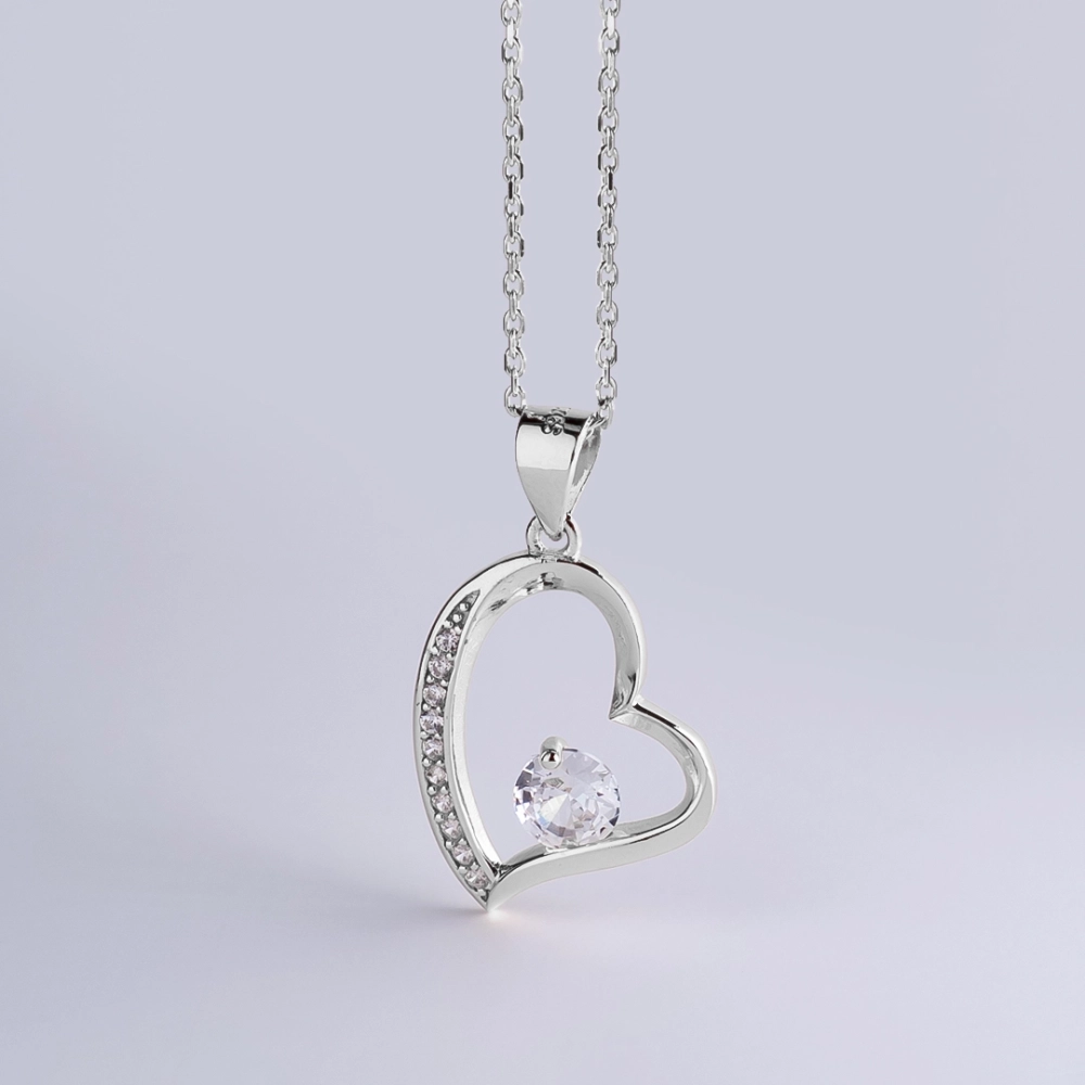 Srebrny Naszyjnik Damski - Prezent dla żony - Walentynki - Urodziny - Święta