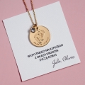 Złoty Naszyjnik Stópki Kryształ Gold Dedykacja.jpg