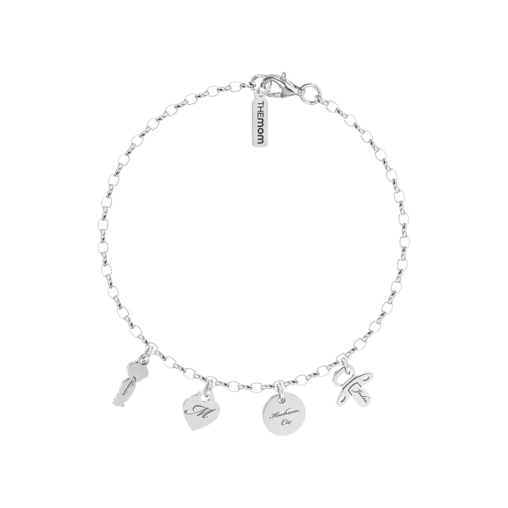 Złota Bransoletka MIX Gold 2 Biale Silver.jpg